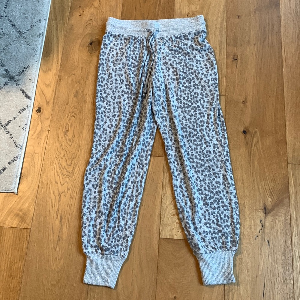 Grey Cheetah lounge pants